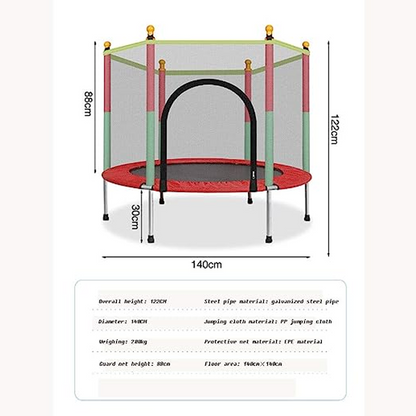 Children's trampoline with safety net – Jumpie KidsTramp-Nora Luxe