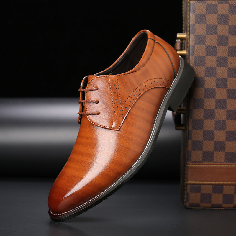 Men's Leather Lace Up Dress Shoes