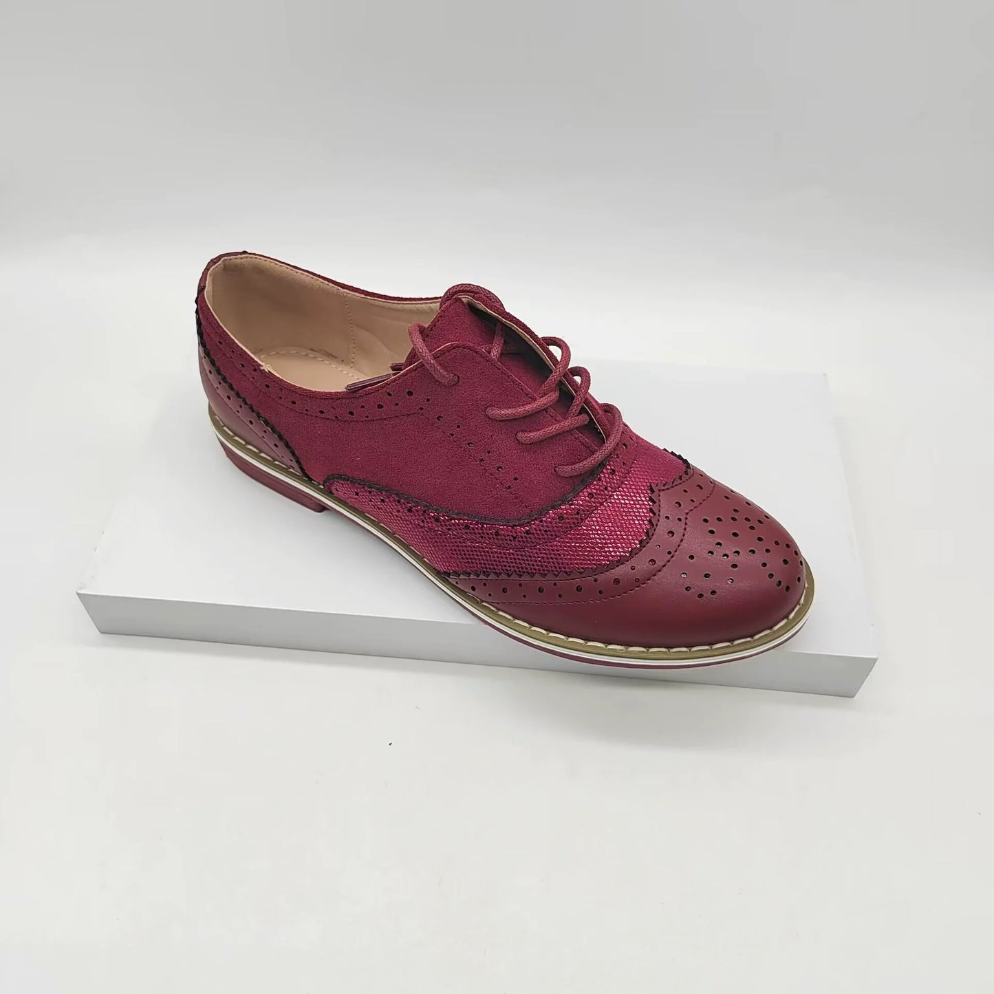 Classic Lace Up Leather Oxford Shoes