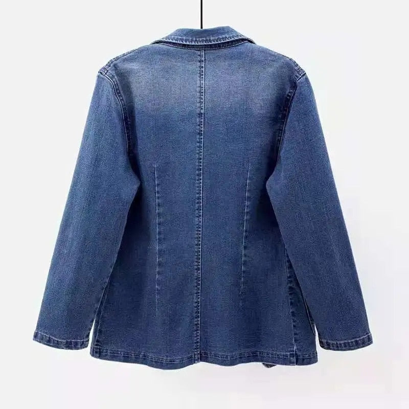 Timeless Blue Jeans Jacket For Ladies