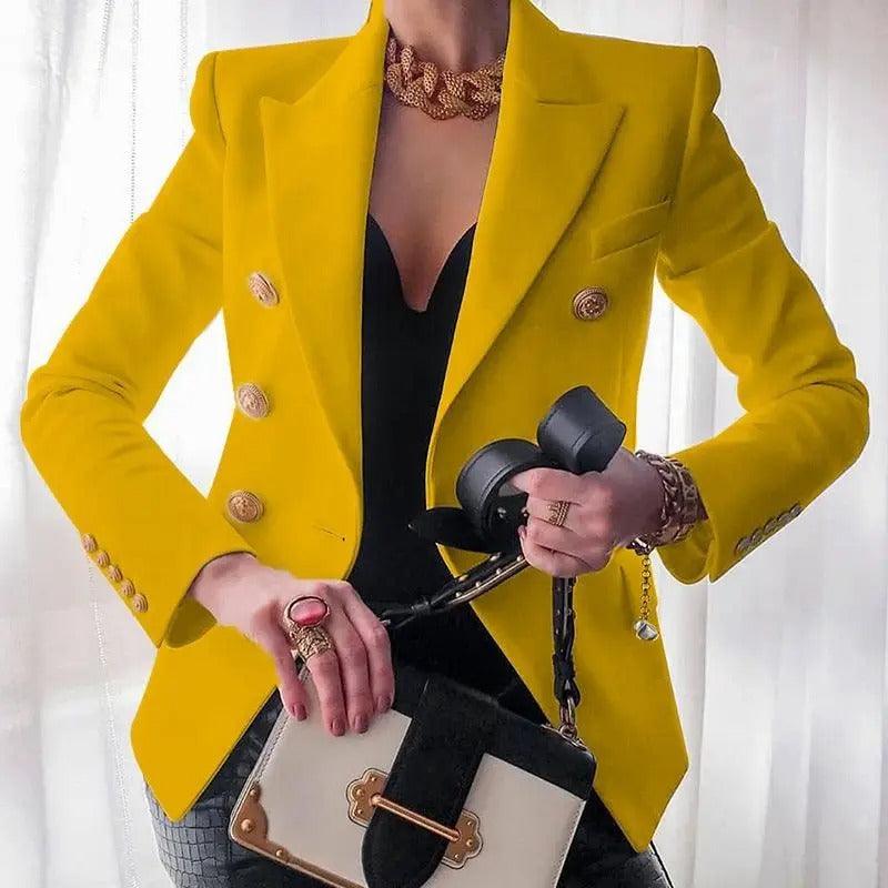 Timeless Tailored Fit Women's Blazer - Pexav