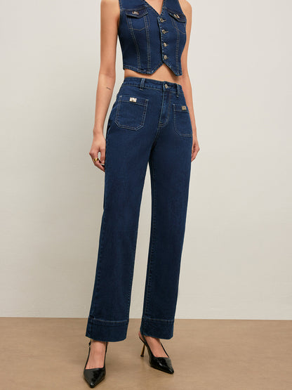 Timeless Comfort Fit Straight Jeans