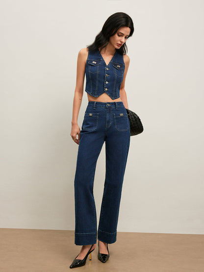 Timeless Comfort Fit Straight Jeans - Pexav