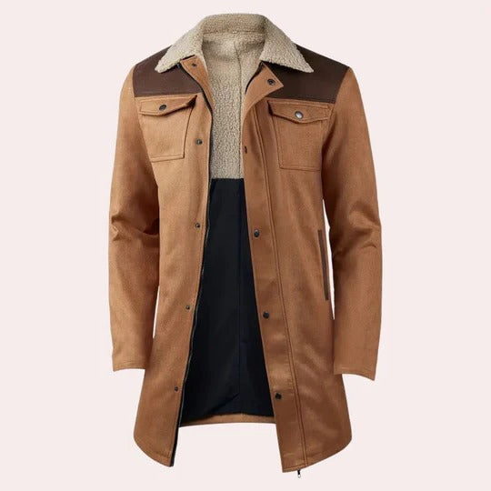 Timeless Mens Leather Coat