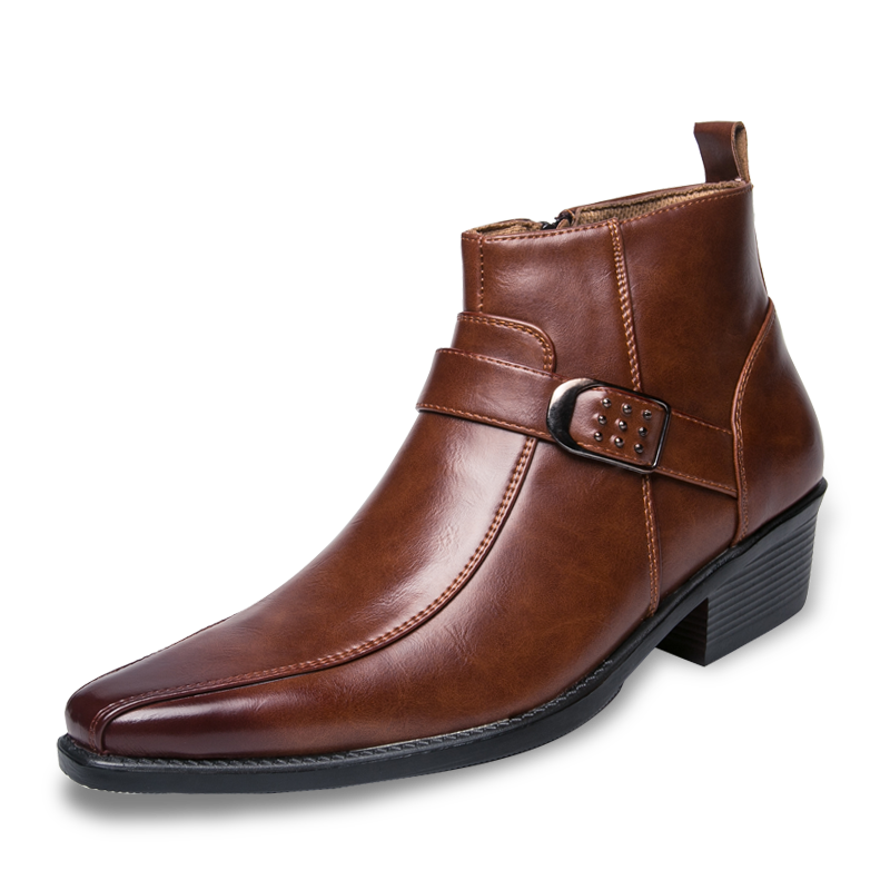 Traditional Leather Men's Boots - Pexav