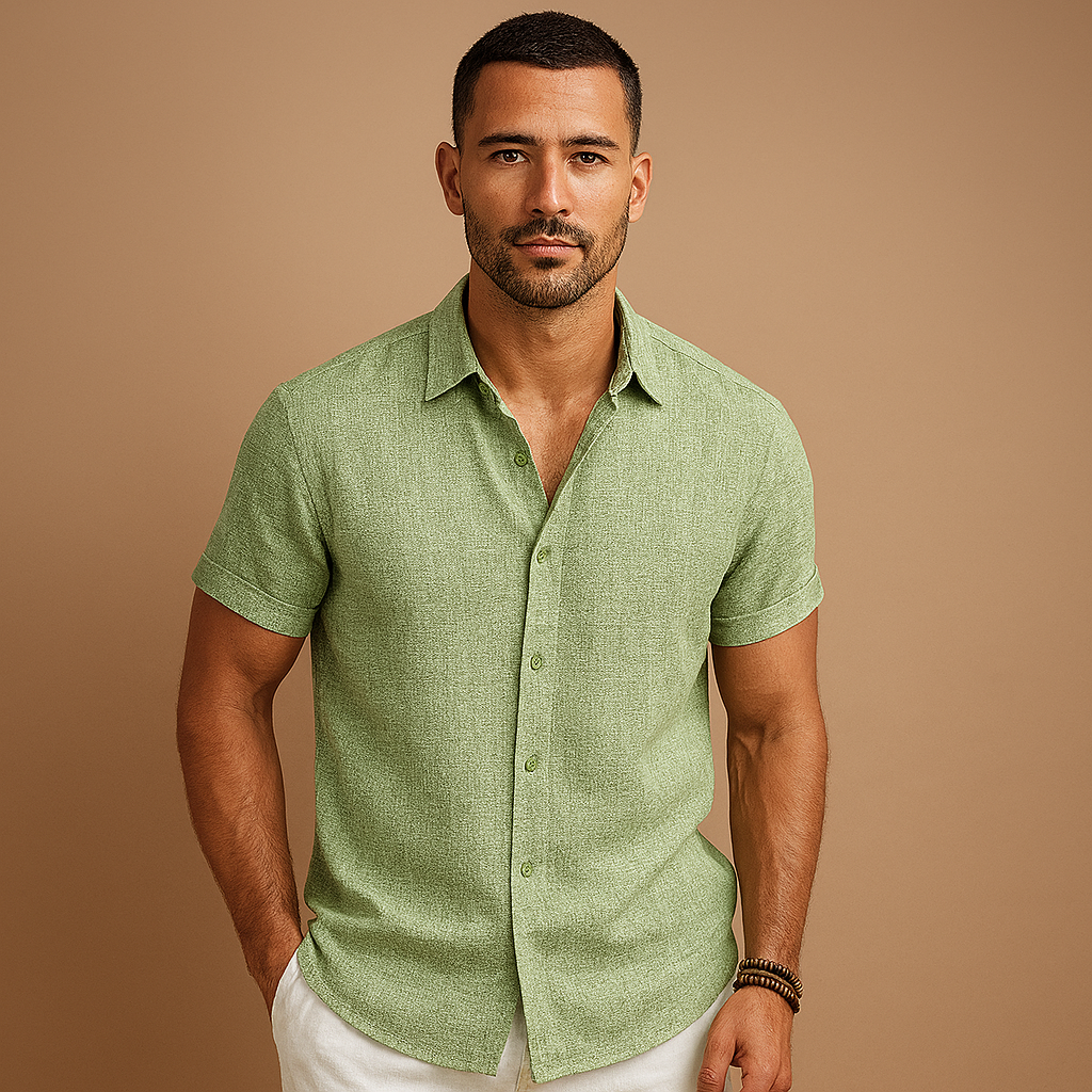 Men’s classic long sleeve shirt with a tailored fit and timeless design, perfect for casual and semi-formal occasions.
