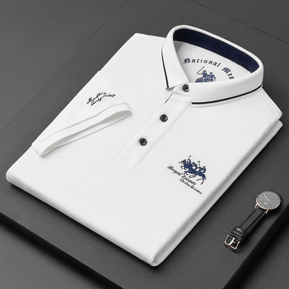 Classic Men’s Polo - Hamilton-White-M-Nora Luxe
