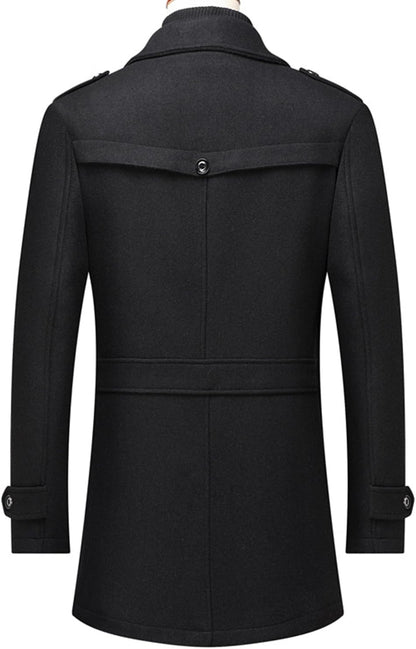 Classic Men's Winter Blazer - Luca-Brown-S-Nora Luxe