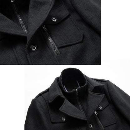Classic Men's Winter Blazer - Luca-Brown-S-Nora Luxe