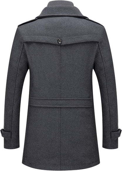 Classic Men's Winter Blazer - Luca-Brown-S-Nora Luxe
