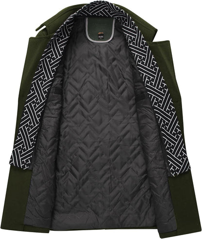 Classic Men's Winter Blazer - Luca-Brown-S-Nora Luxe