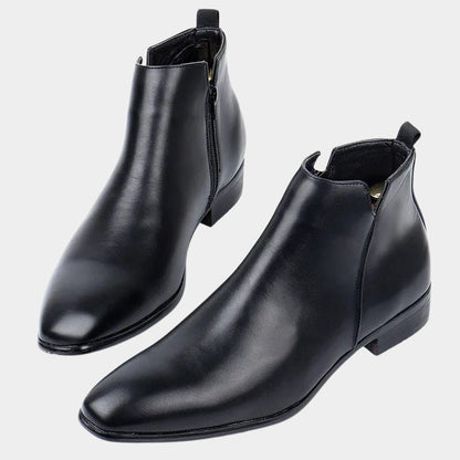 Vintage Style Leather Mens Boots - Pexav