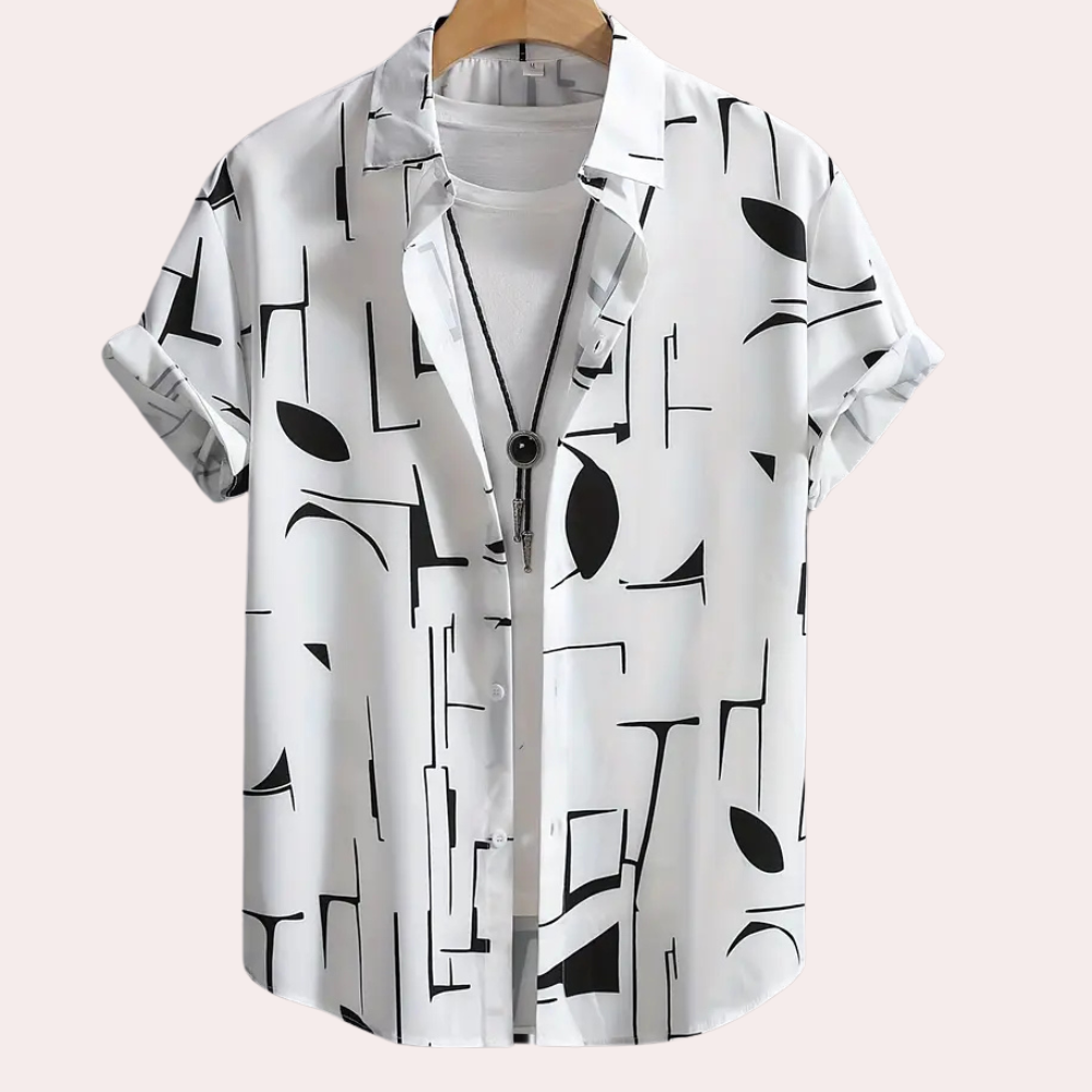 Simple Button Down Mens Casual Shirt - Pexav