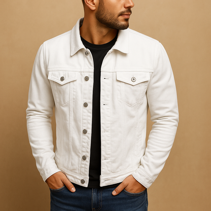 Men’s classic slim fit shirt with collar and button closure, made from breathable cotton, perfect for formal and casual occasions.