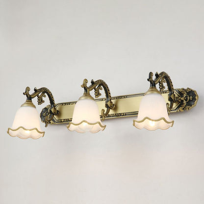 Classic Wall Lamp with Vintage Design – Aurora-Bronze-3 Flames-The Livary