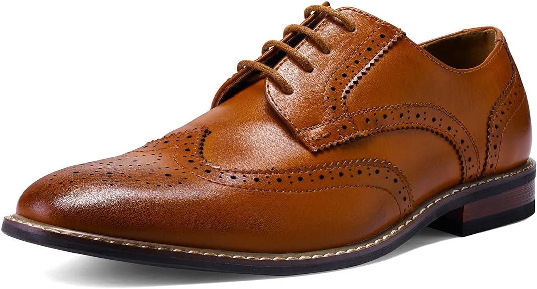 Classic Wingtip Men's Shoes - Victor-Brown 2-6.5-Nora Luxe