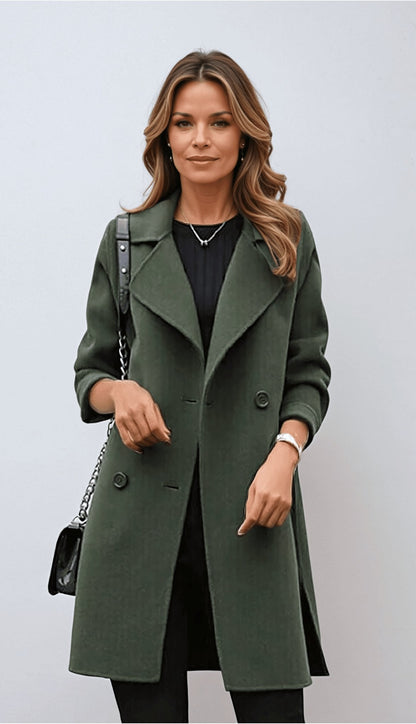 Timeless Double Breasted Women's Coat - Nocini