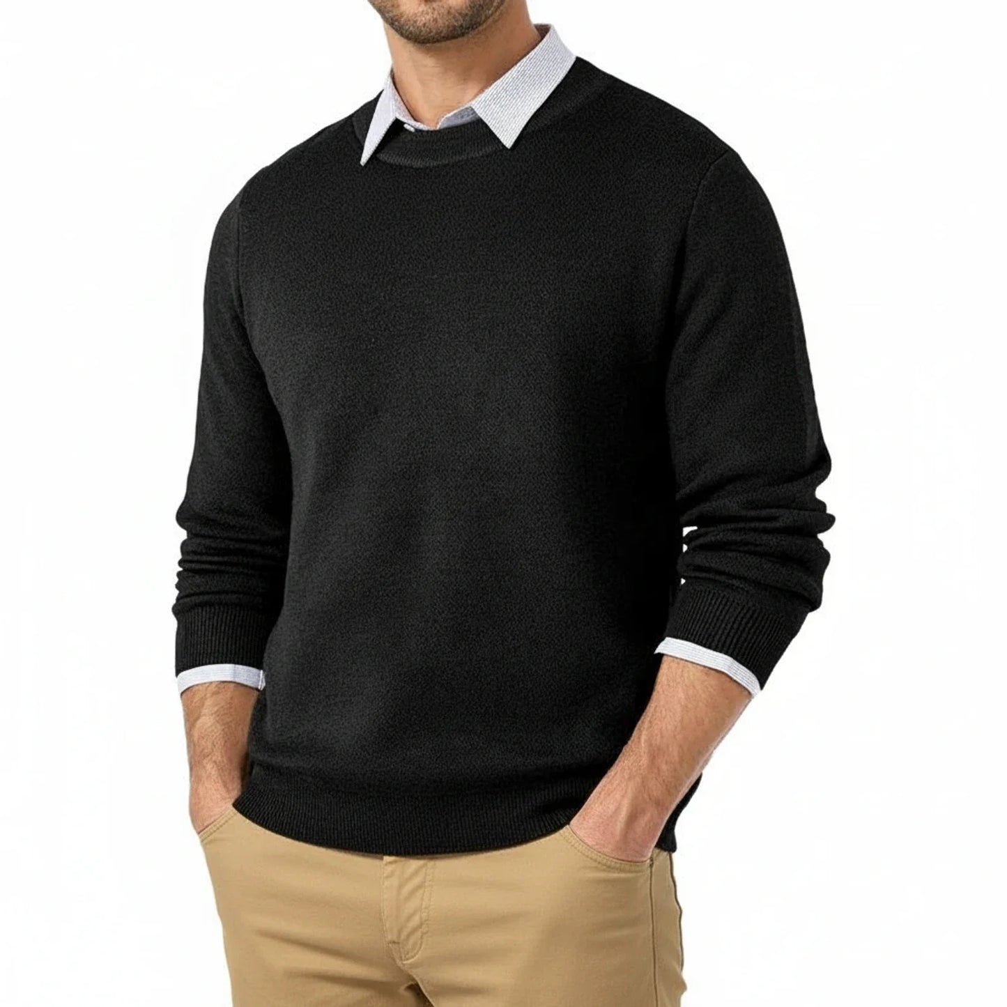 Regular Fit Mens Casual Sweater
