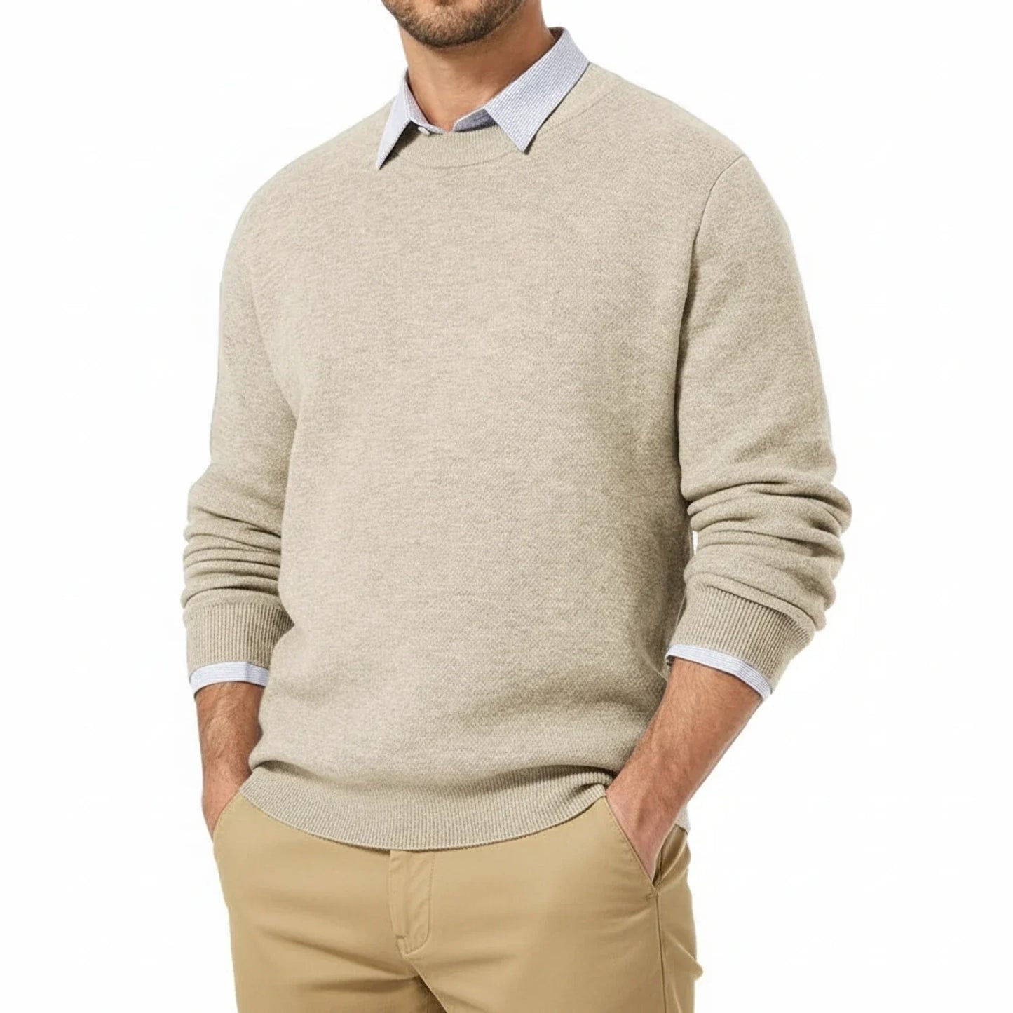 Regular Fit Mens Casual Sweater