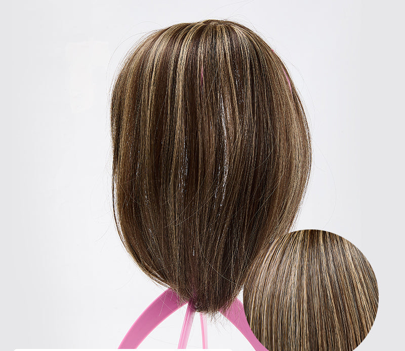 Clip-in Hair Piece with Bangs – Livia-06#-Nora Luxe