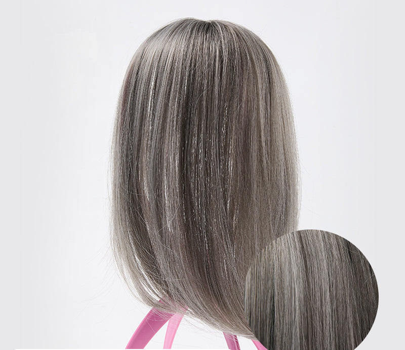Clip-in Hair Piece with Bangs – Livia-09#-Nora Luxe