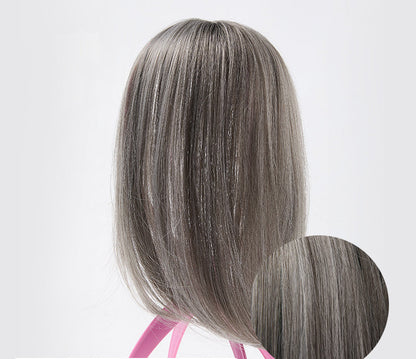 Clip-in Hair Piece with Bangs – Livia-09#-Nora Luxe
