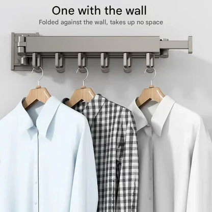Clothes Drying Rack – Dryvo-1-folded rod black-The Livary