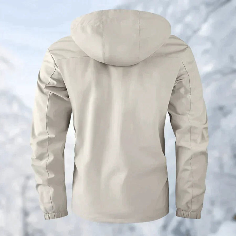 Waterproof and Breathable Men's Hooded Parka Jacket