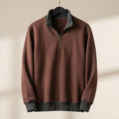 Men's Casual Quarter Zip Jumper - Olytrend