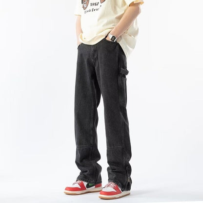 Comfortable Men's Loose Fit Work Pants - Olytrend