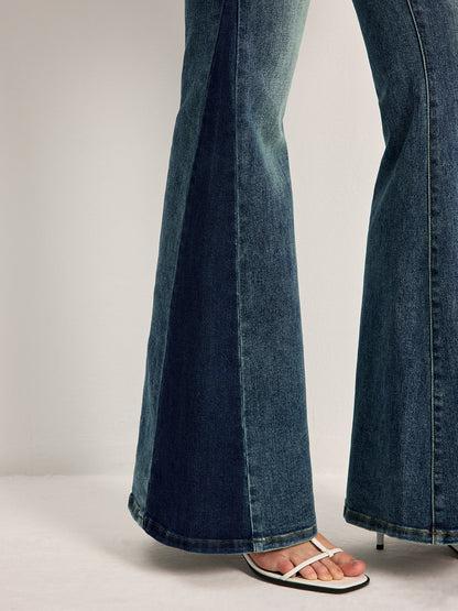 High Waist Flared Fashion Jeans