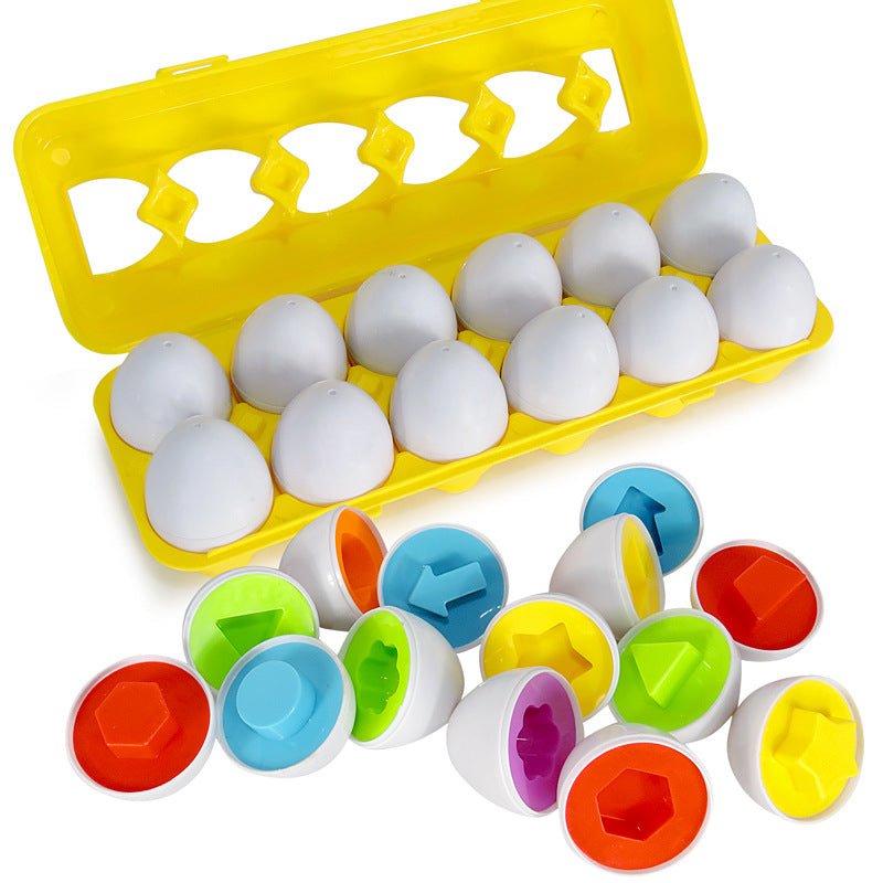 Colorful and Educational Egg Set - ColorMatch-Nora Luxe