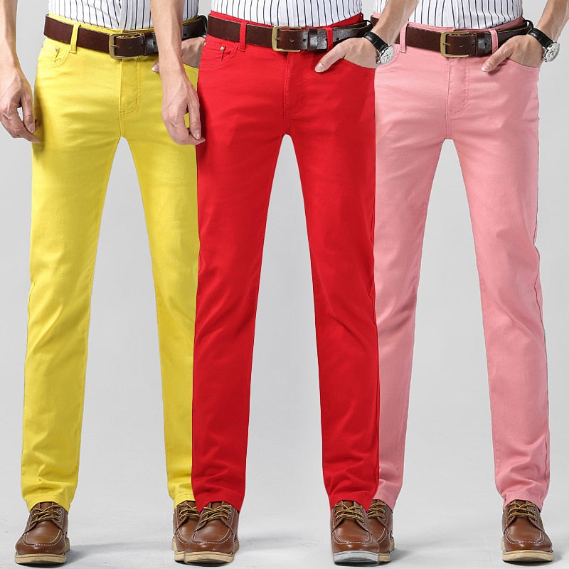 Vibrant Mens Trousers Milan Style - Pexav