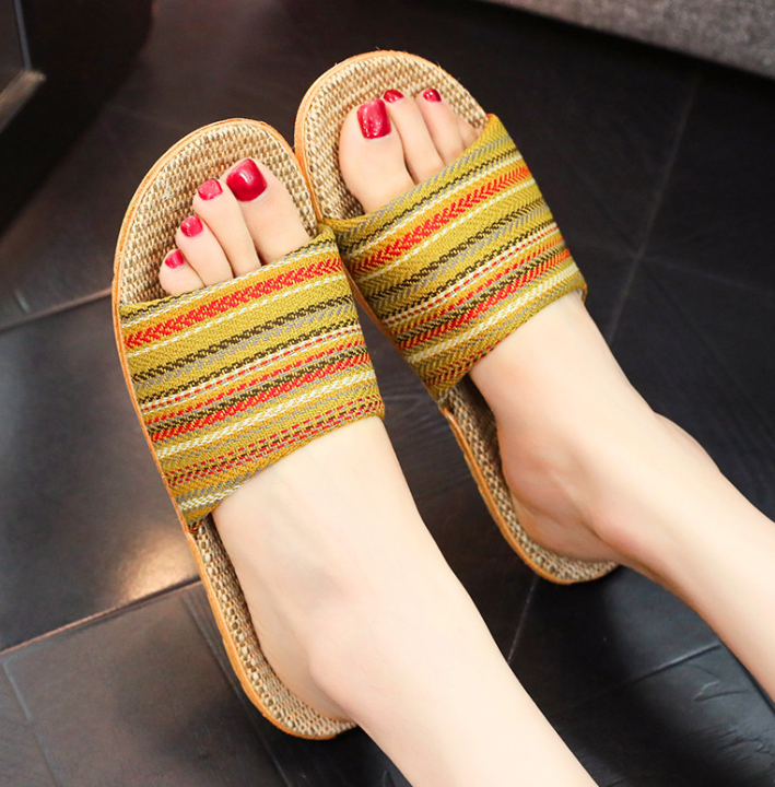 Vibrant Women's Bohemian Flip Flops - Pexav