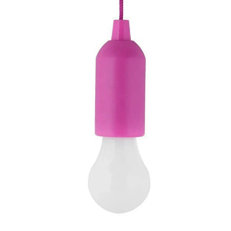 Colourful Portable Pendant Lamp - ChromaGlow-Purple (White Light)-Nora Luxe