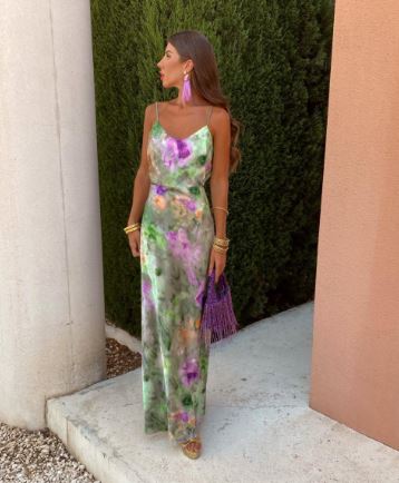 Vibrant Sexy Evening Maxi Dress - Pexav