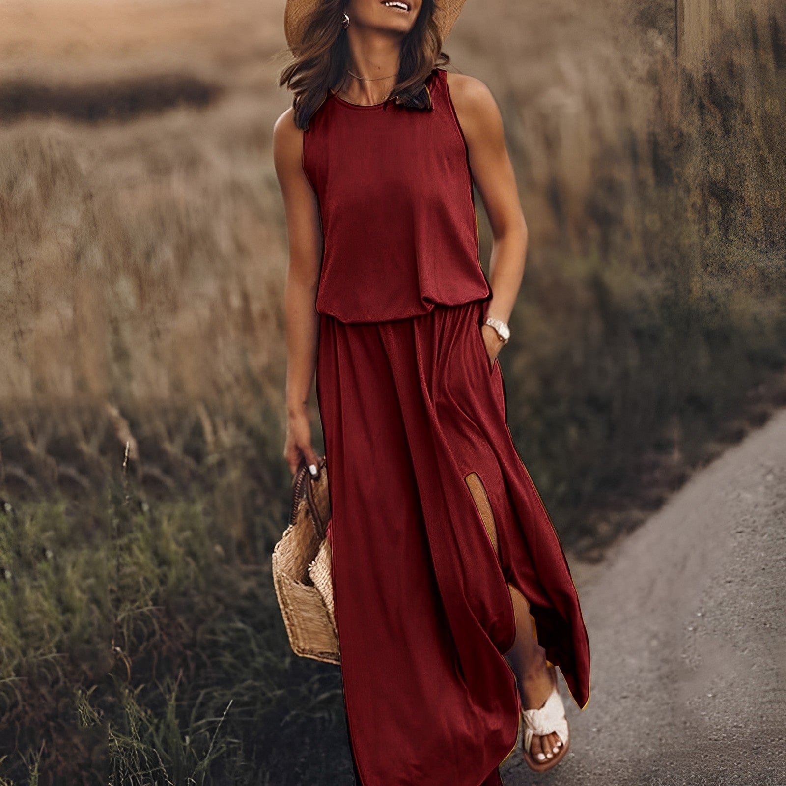 Vibrant Chic Women's Summer Dress - Pexav