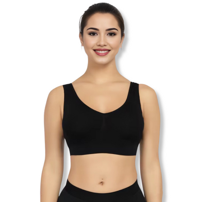Comfort Bra Without Underwire – CloudBra-Black-S-The Livary