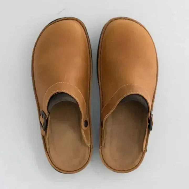 Comfort clogs for Men – Bruno-Beige-6-The Livary