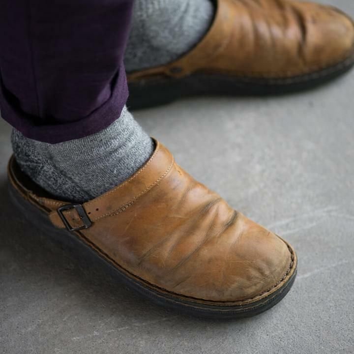 Comfort clogs for Men – Bruno-Beige-6-The Livary