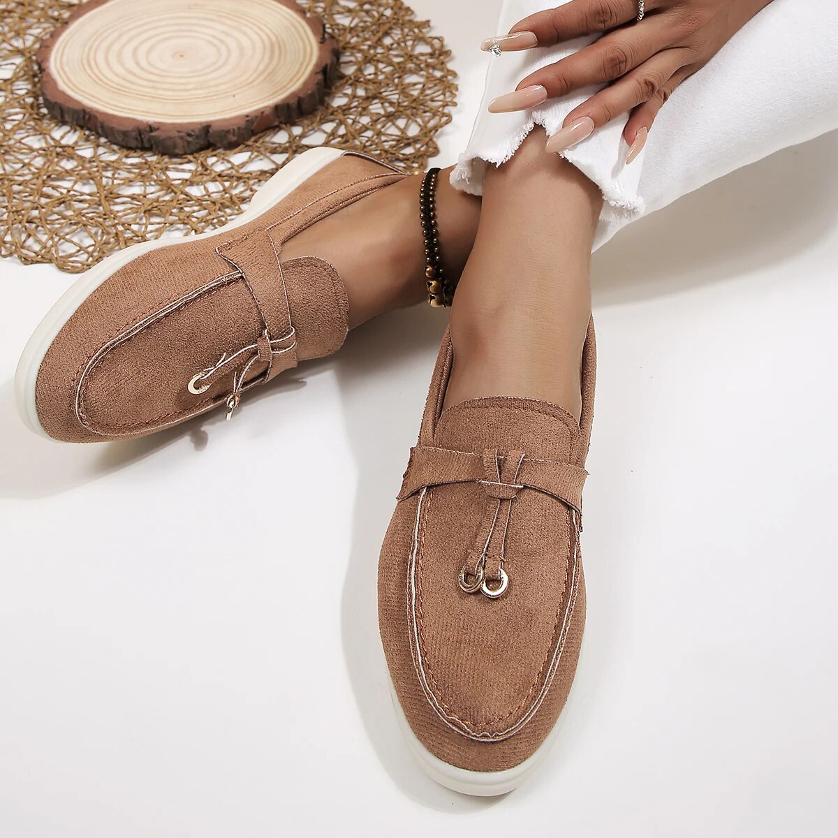 Comfort Loafers - Avery-Brown-3.5-Nora Luxe