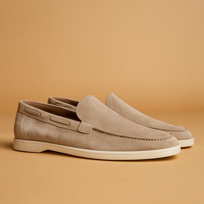 Men's Classic Suede Style Loafers - Nocini