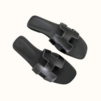 Comfortable and Fashionable Slippers - TrendySoft-Black-2.5-Nora Luxe
