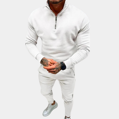 Comfortable and Stylish Tracksuit for Men - Jason-White-S-Nora Luxe