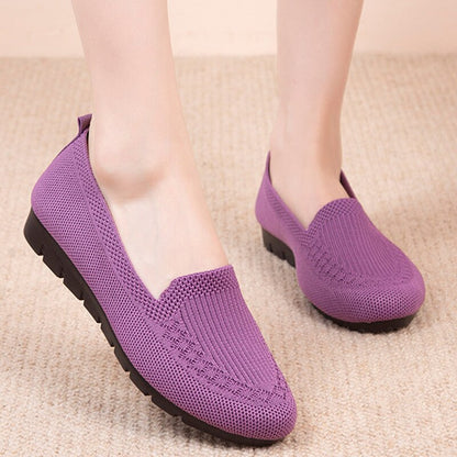 Comfortable & Breathable Women's Slip-On Everyday Shoes with Arch Support – Leona-Pink-3-Nora Luxe