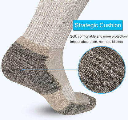 Comfortable Cotton Sports Socks (4 or 6 Pairs) - Lucas-Green (4 pairs)-Nora Luxe