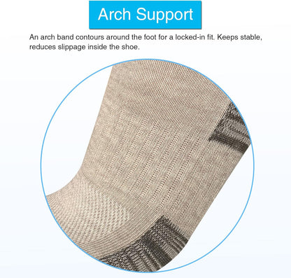 Comfortable Cotton Sports Socks (4 or 6 Pairs) - Lucas-Green (4 pairs)-Nora Luxe