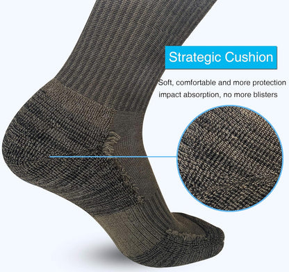 Comfortable Cotton Sports Socks (4 or 6 Pairs) - Lucas-Green (4 pairs)-Nora Luxe