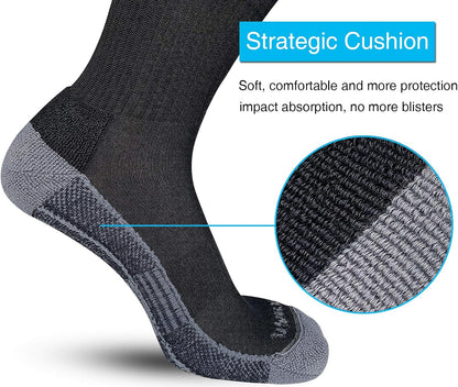 Comfortable Cotton Sports Socks (4 or 6 Pairs) - Lucas-Green (4 pairs)-Nora Luxe