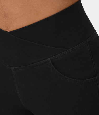 Comfortable Curvy High Waist Jeans - Aria-Light blue-XS-Nora Luxe